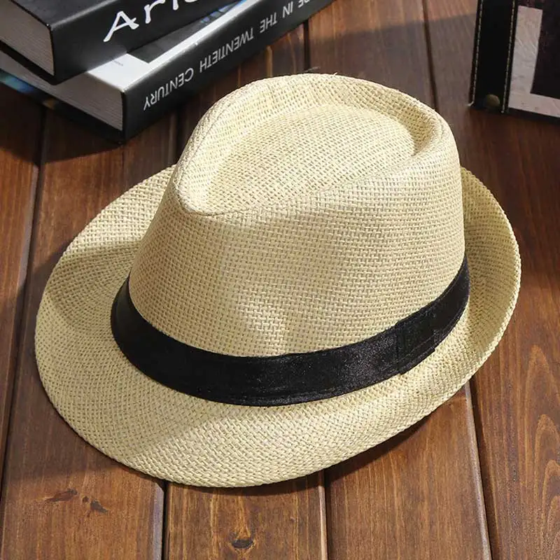 2019 Детская летняя соломенная шляпа от солнца пляжные панамки для женщин и мужчин