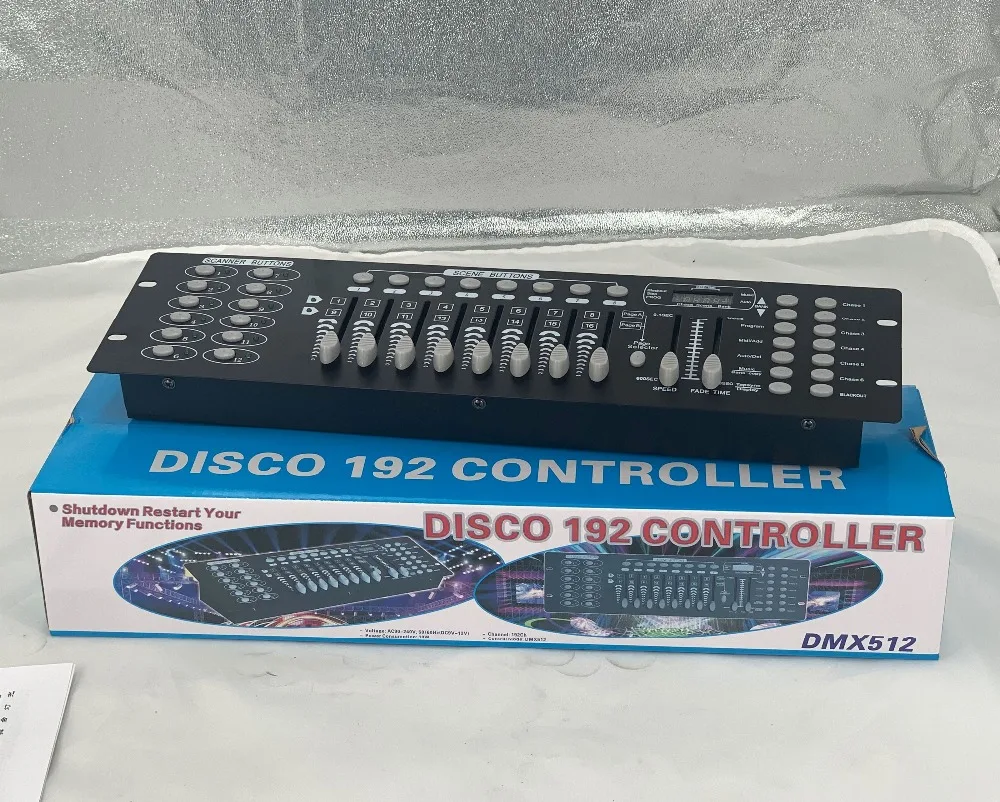 192 DMX контроллер диджей оборудование DMX 512 консоль сценическое освещение для светодиодный Par движущийся прожектор DJ контроллер