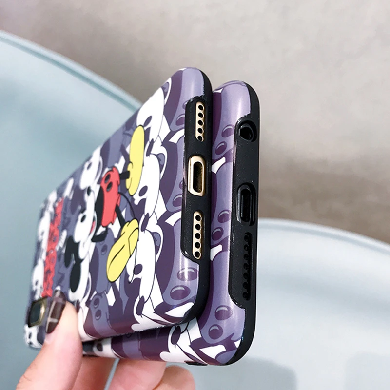 YHBBCASES Cartoon Phone Cover For Huawei P20 P30 Pro Soft Case Honor V20 9 10 Retro Cute Mickey Cases Mate 20 |
