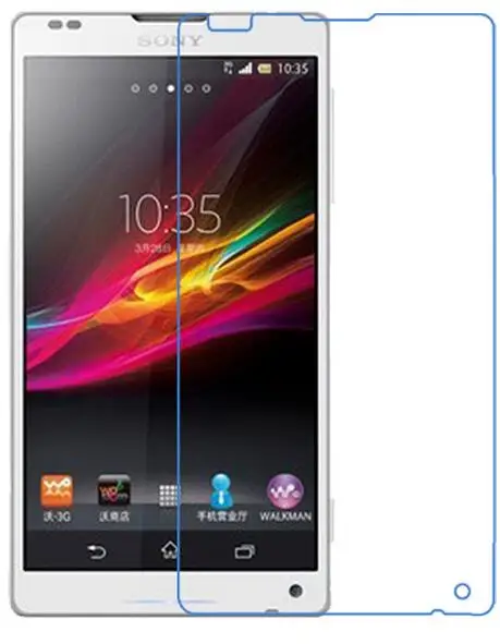 2 шт./Лот HD прозрачная защитная пленка с защитой от синего света для Sony Xperia ZL L35H