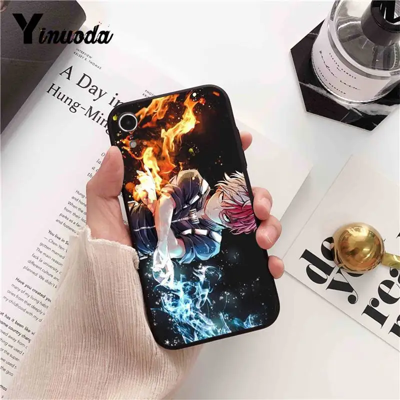 Yinuoda аниме My Hero academic классный чехол для телефона iPhone 8 7 6 6S 6Plus X XS MAX 5 5S SE XR 10 11 pro max |