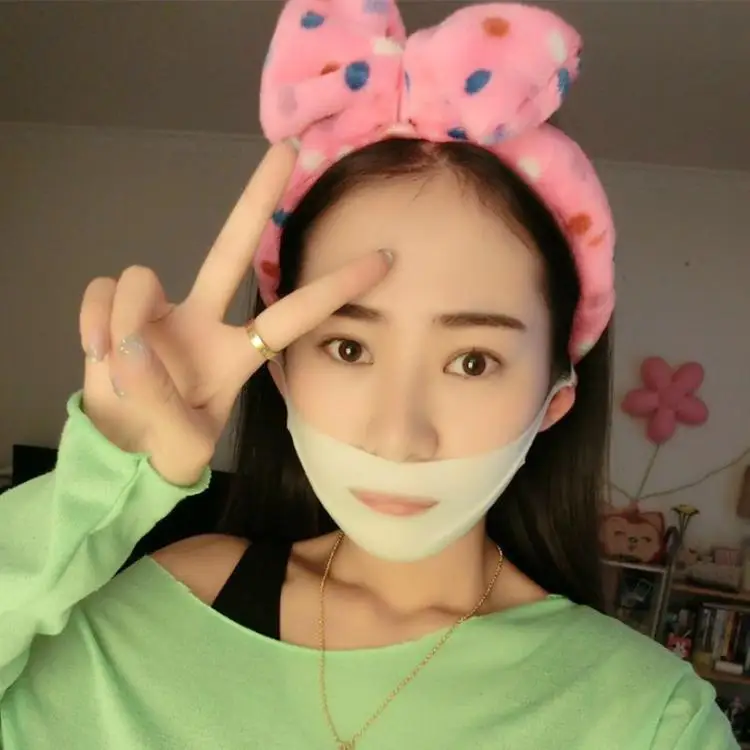 Подтягивающая маска для подбородка и щек 5 шт. лица регулировки контуров создания