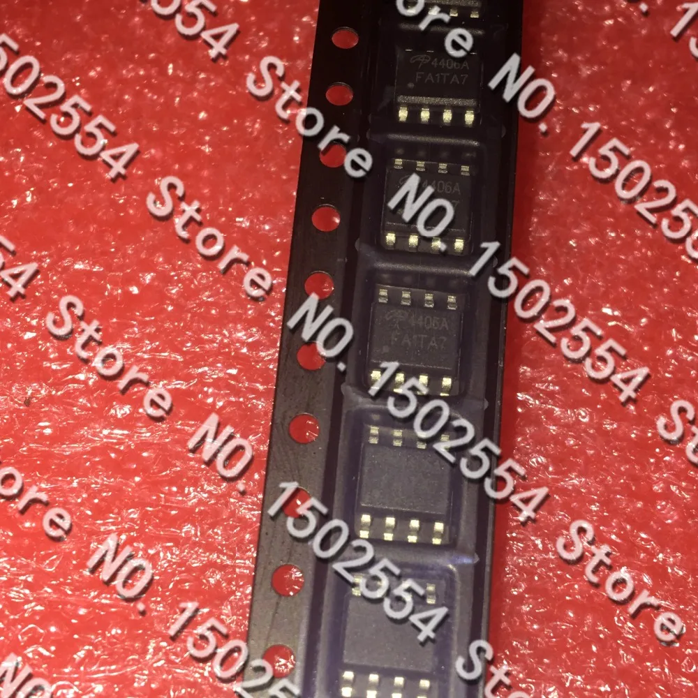 10 шт./лот AO4406A AO4406 4406A SOP-8 жидкокристаллическая полевая МОП-трубка с эффектом |
