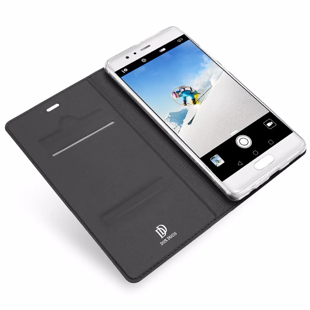 Кожаный чехол DUX DUCIS для Huawei P10 Plus роскошный книжка с подставкой и отделением карт