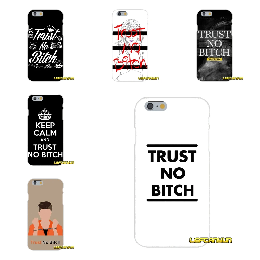 Trust no bitch художественный принт для htc One M7 M8 A9 M9 E9 Plus U11 Desire 630 530 626 628 816 820 аксессуары