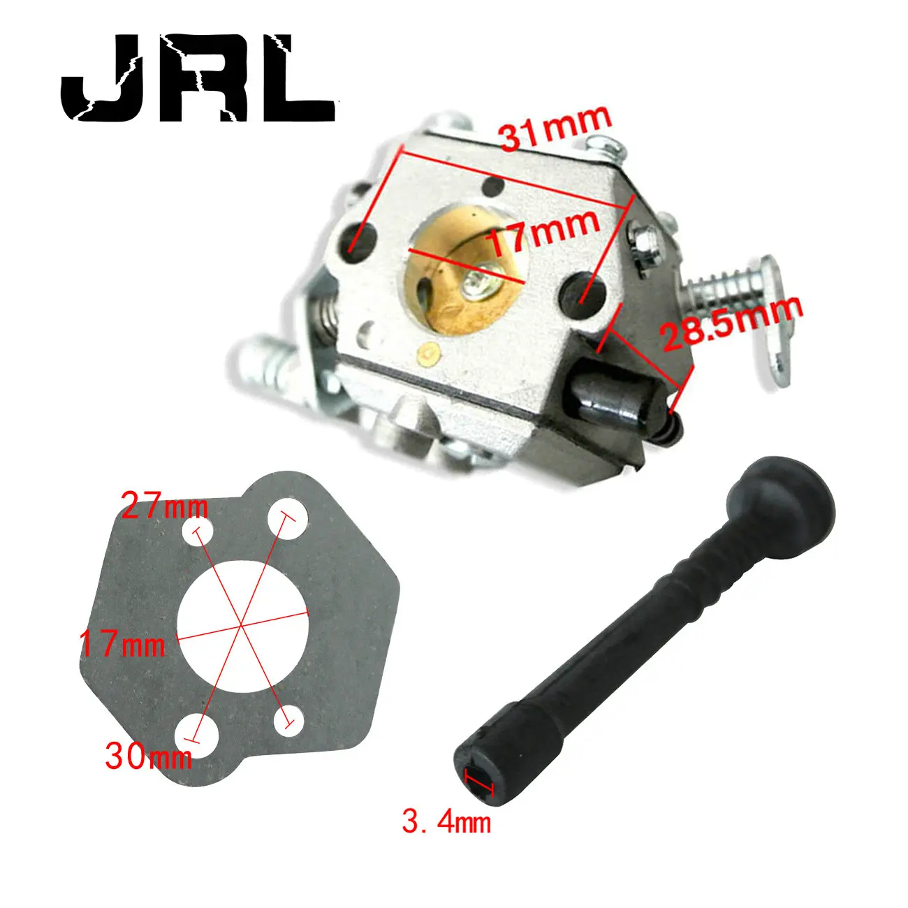 

Carburetor For STIHL Chainsaw MS250 With Fuel Gas Line & Fuel Filter & Gasket
