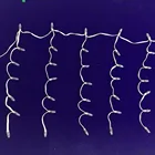 Адресуемые 7 узлов * 15 капель LE RGB полный цвет Icicles string; DC12V WS2811 контролируется; полностью белый провод; IP68; 105 узловнабор