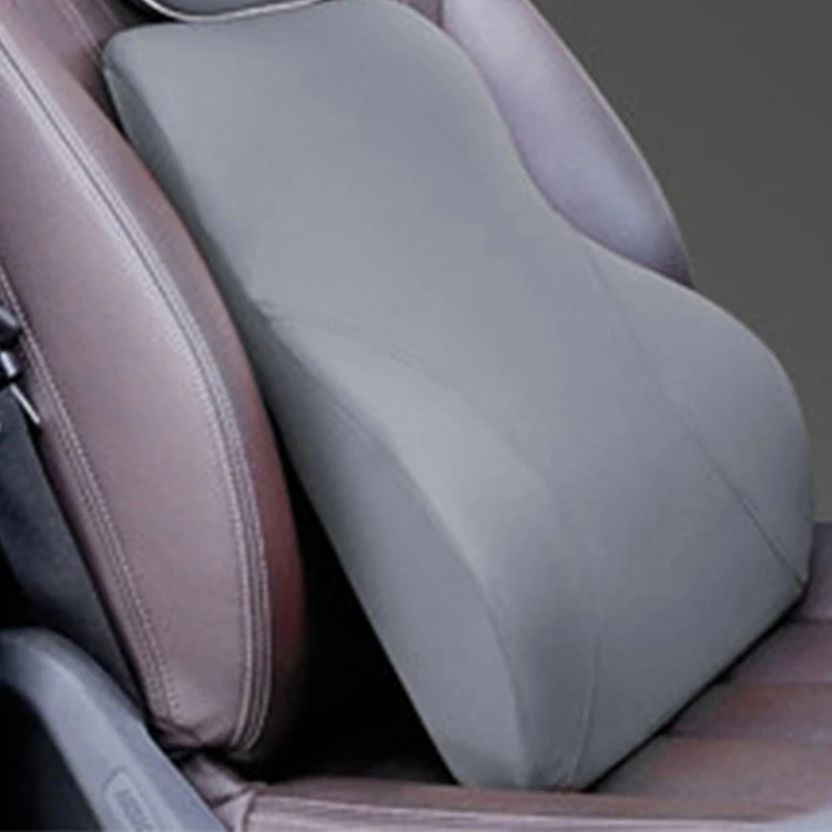 Gray lumbar support 1 шт. Автомобильная подушка из пены с эффектом памяти, подголовник для сиденья, подушки для шеи, поясничная поддержка, дорожная подушка для шеи, поясничная Подушка, автомобильные аксессуары - Цвет: Gray lumbar support