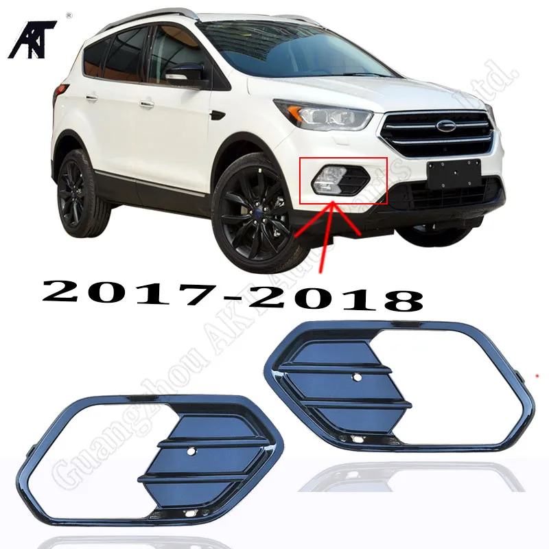 Темно-зеленый Правой и левой Туман лампа световая рамка для ford escape лампы кадров рамка противотуманной лампы Туман света лампы охватывает - Цвет: Темно-зеленый