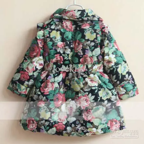 Cheap Coat Cute Turn-down Collar Girl Overcoat | Мать и ребенок