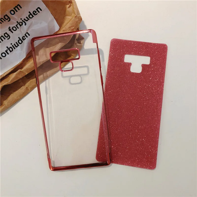 Роскошный блестящий чехол 2 в 1 из ТПУ для Samsung Note 9 S9 S10 S8 Plus S7 A3 A5 A7 J2 J4 J5 J6 J7 Prime Pro 2016