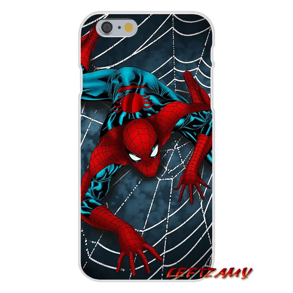 Для huawei P8 P9 P10 Lite 2017 Honor 4C 5X 5C 6X Коврики 7 8 9 10 Pro Marvel Comics "Человек паук" аксессуары