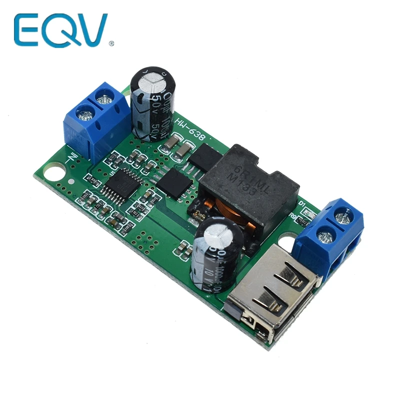 DC 9V 12V 24V 36V до 5V/5A понижающий модуль Регулируемый Модуль преобразователя