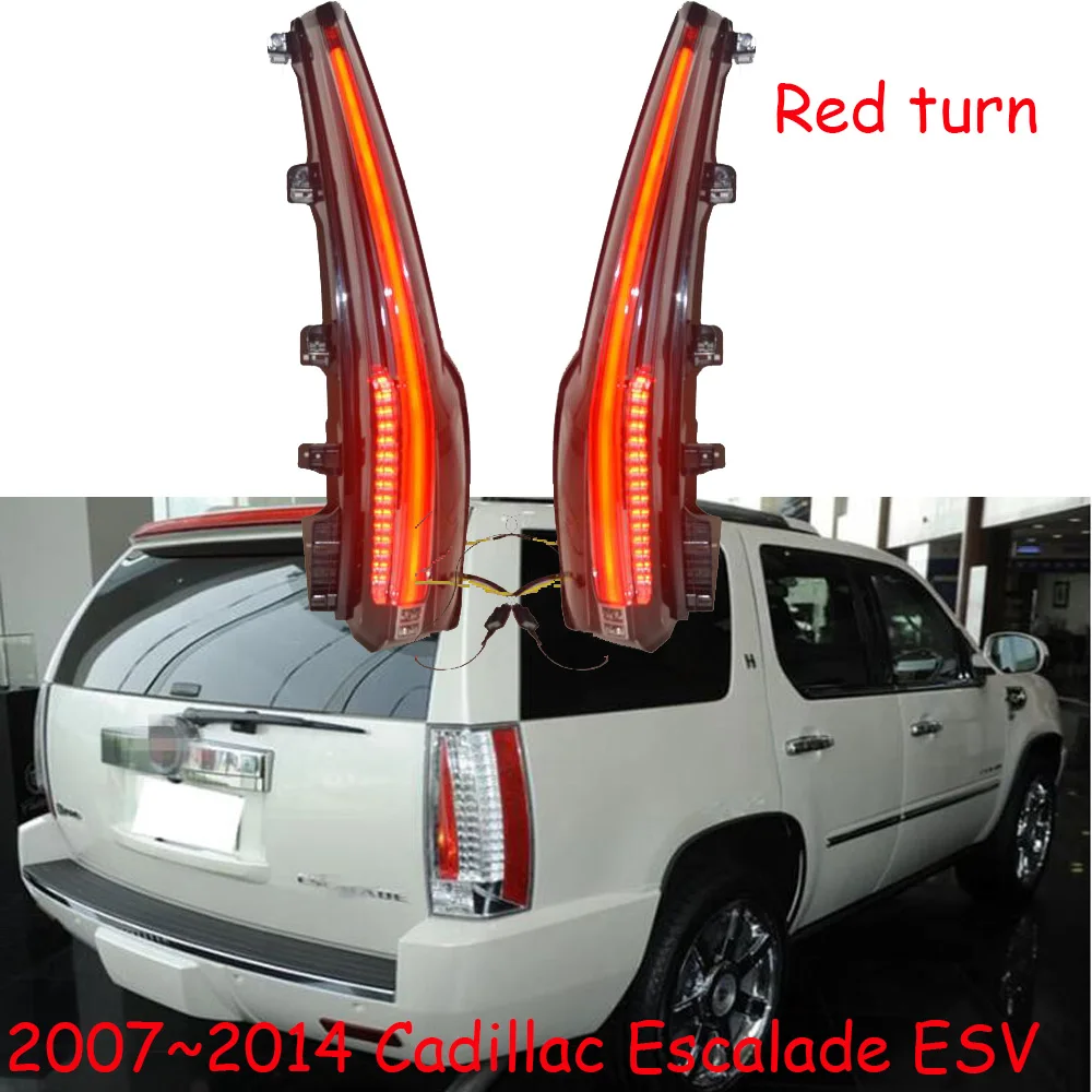 Красный поворота 2 шт. бампер автомобиля задний фонарь для 2007 ~ 2014 Cadillac Escalade ESV