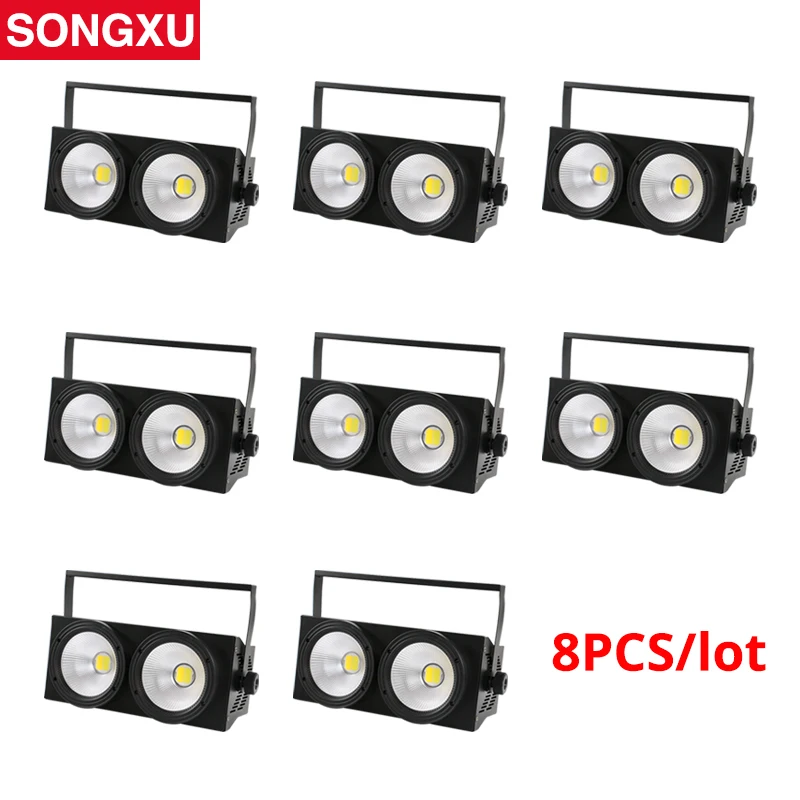 2X100w LED COB Blinder Light Eyes Stage Led аудитория par для сцены ТВ студии церковная Вечеринка SONGXU 8
