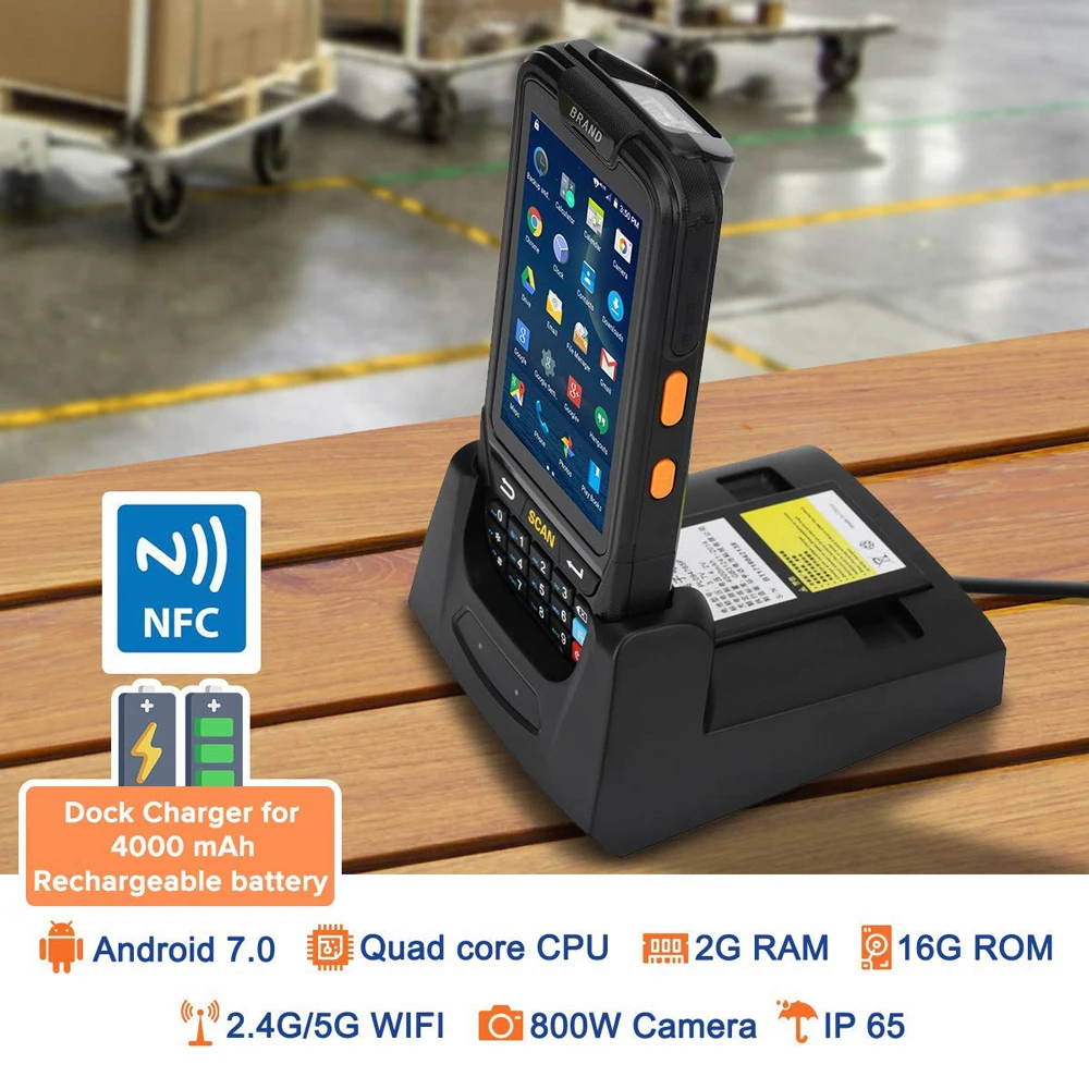 ISSYZONEPOS 4G Портативный КПК Android 7,0 POS терминал сенсорный экран 2D сканер штрих-кода беспроводной Wi-Fi Bluetooth gps считыватель штрих-кодов