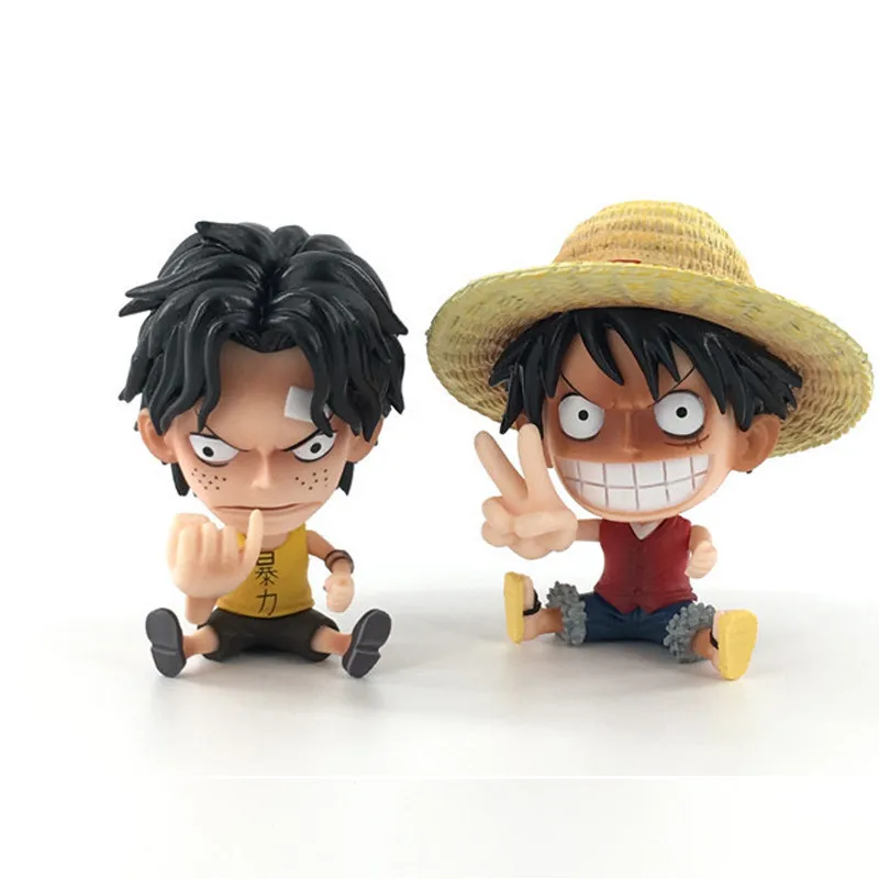 

2019 2PCS Anime Characters Fun Model Figure PVC New Figures Model PVC Material Toys Hand To Collection Toys For Children Gift