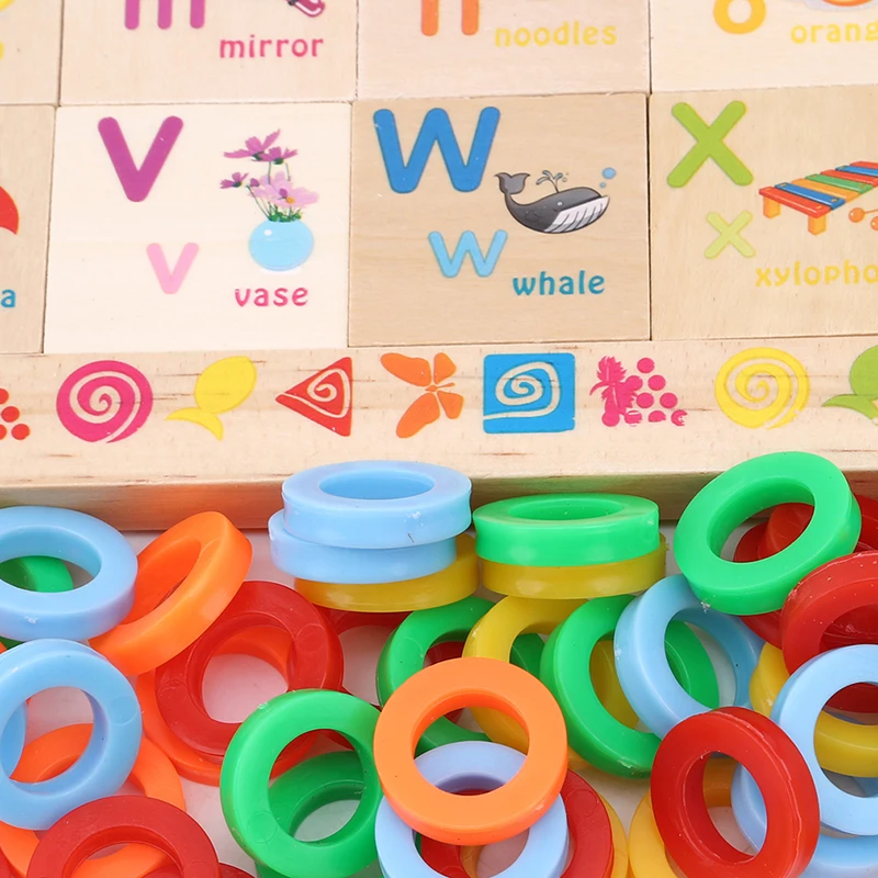 Детские Монтессори радужные пончики бревна детские математические познания