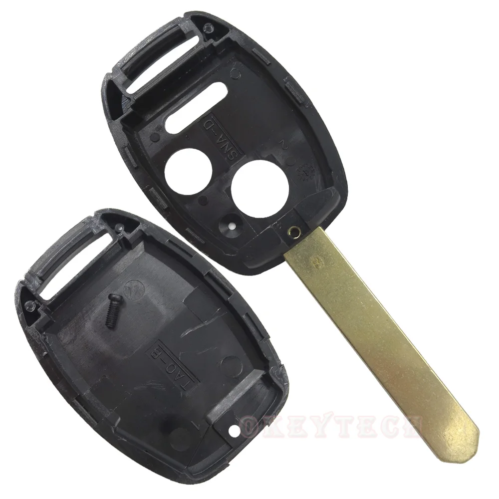 Запасной чехол OkeyTech для Honda Key 2 3 кнопки Accord Jazz FRV бесключевая Крышка ключа