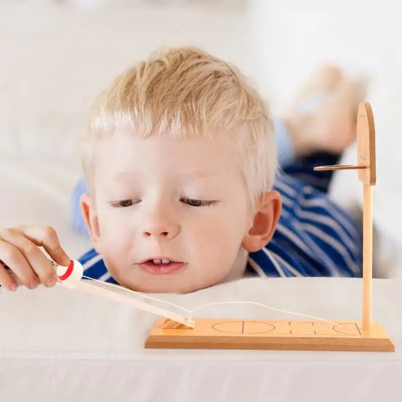 Дети Мини Деревянный Настольный боулинг баскетбол игра Монтессори Развивающие