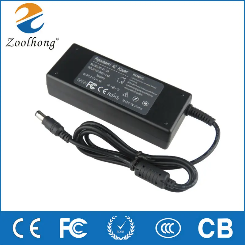 Блок питания для ноутбука Toshiba Satellite M3 M10 M15 M20 M30 M35 M40 M45 S U200 15V 5A зарядное устройство