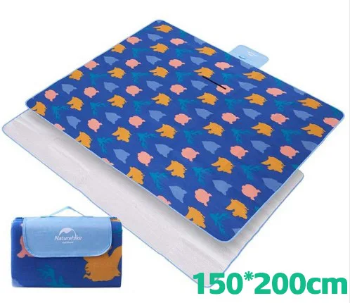 Blue 150cm NatureHike уличная скатерть для пикника кемпинга коврик для йоги складной матрас для лагеря Детская мозаика портативный Влагоустойчивый матрац травяные коврики NH17Y020-L - Цвет: Blue 150cm