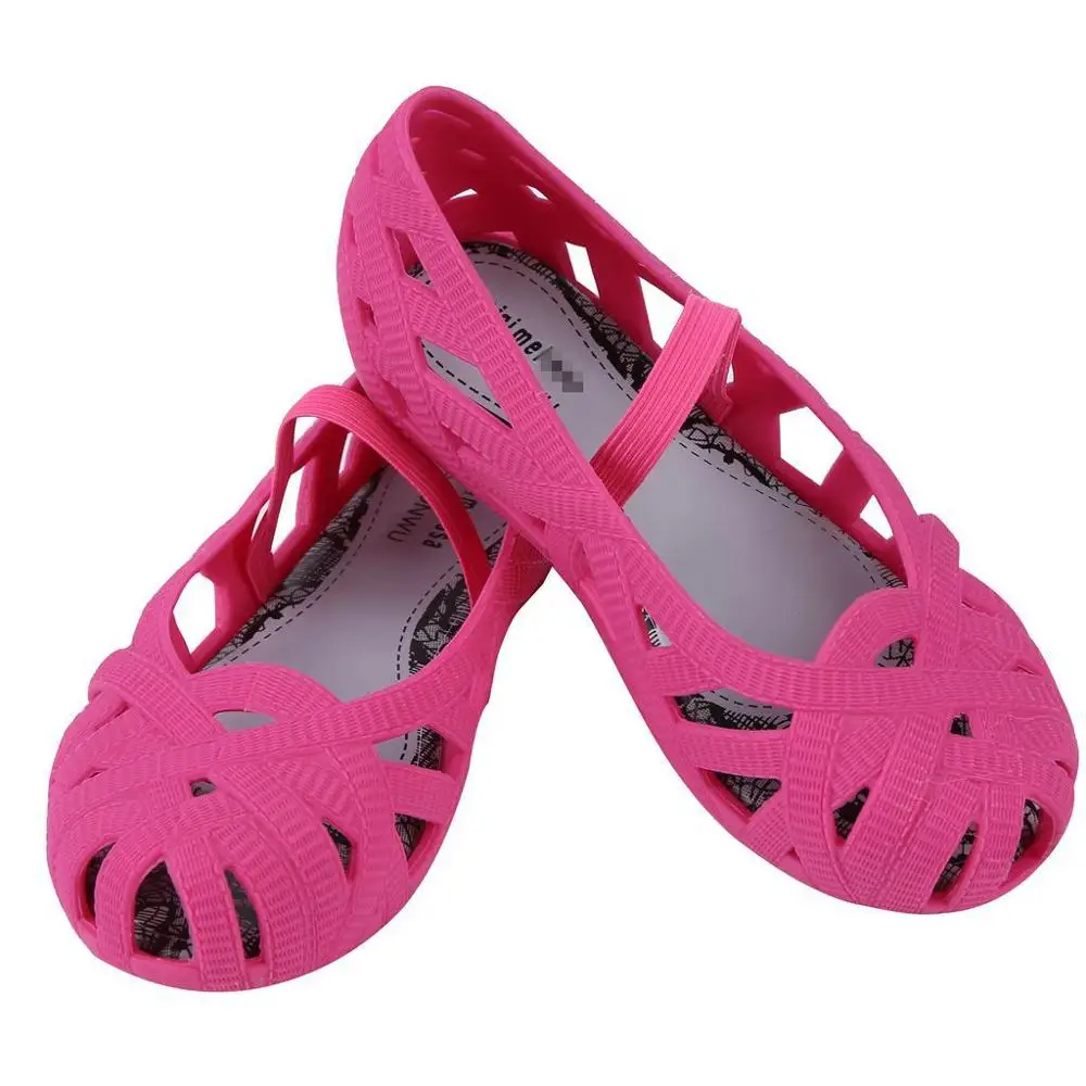 Mini Melissa garden/сандалии для девочек; коллекция года; прозрачная обувь; водонепроницаемые сандалии; римские сандалии для девочек; дышащая пляжная обувь; обувь принцессы - Цвет: Многоцветный