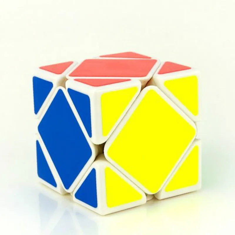 TXTWHY one piece Skewb Магнитный куб MC8847 Mofang Jiaoshi Pandora волшебный куб Развивающие игрушки для тренировки мозга-черный/белый - Цвет: Белый