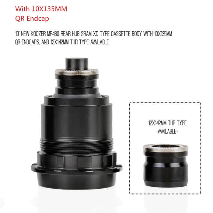 10X135mm Sram XD Koozer MF480 24T зубчатое колесо для велосипеда Sram XD 11 12S Кассетный корпус Shiman0 8 9 10 11S FreeHub - Цвет: 10X135mm Sram XD