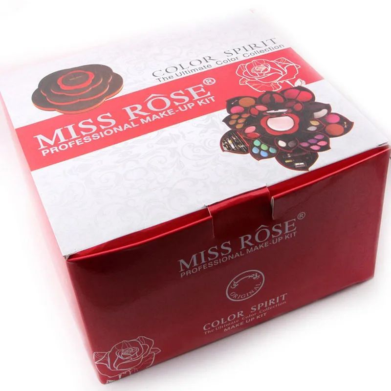 Тени для век MISS ROSE felower большой размер вращающийся Набор теней косметический