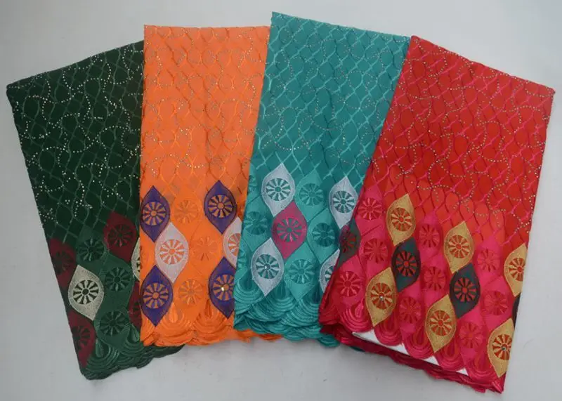 E7220 High Quality African Swiss Volie Lace Fabric With Stones For for women or men clothing wedding party | Дом и сад