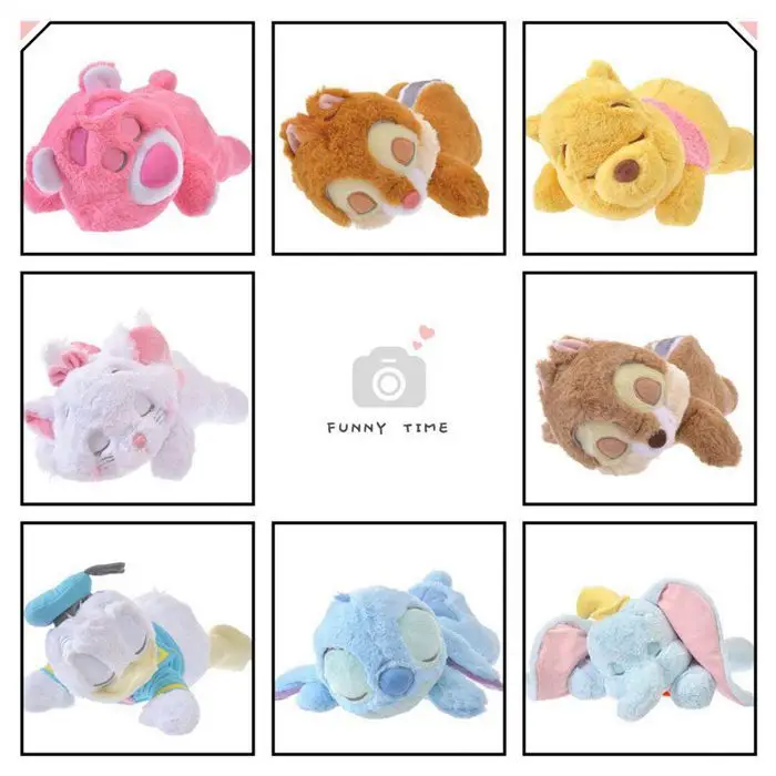 Большой Дональд клубника медведь слон Стич мари кот Спящая плюшевая игрушка