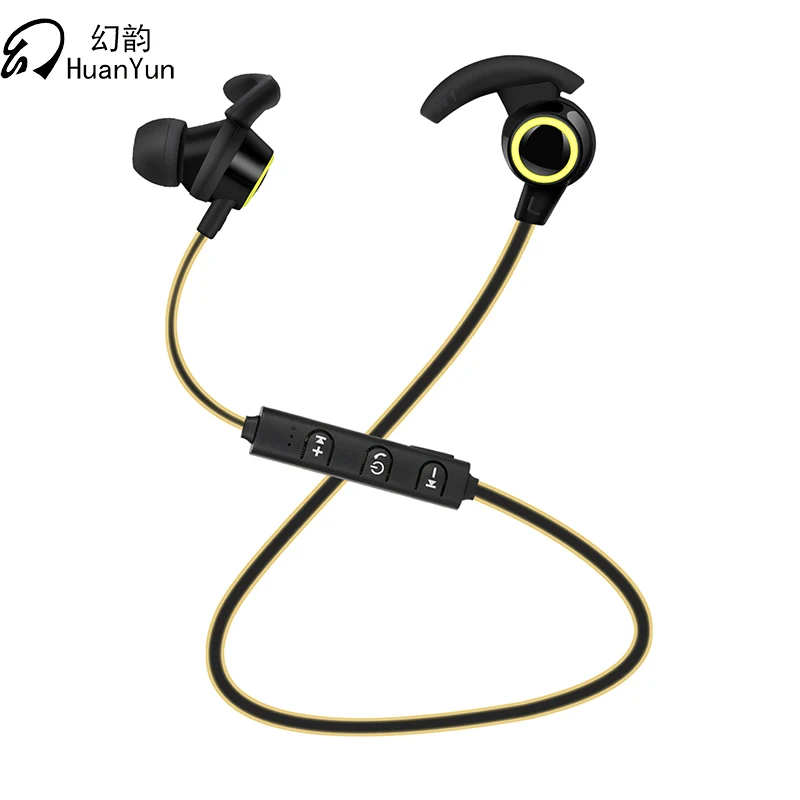 Huan Yun Wireless Sport Bluetooth Earphone in-ear Waterproof SweatProof Noise Cancelling Stereo Bass Headset with Mic | Электроника