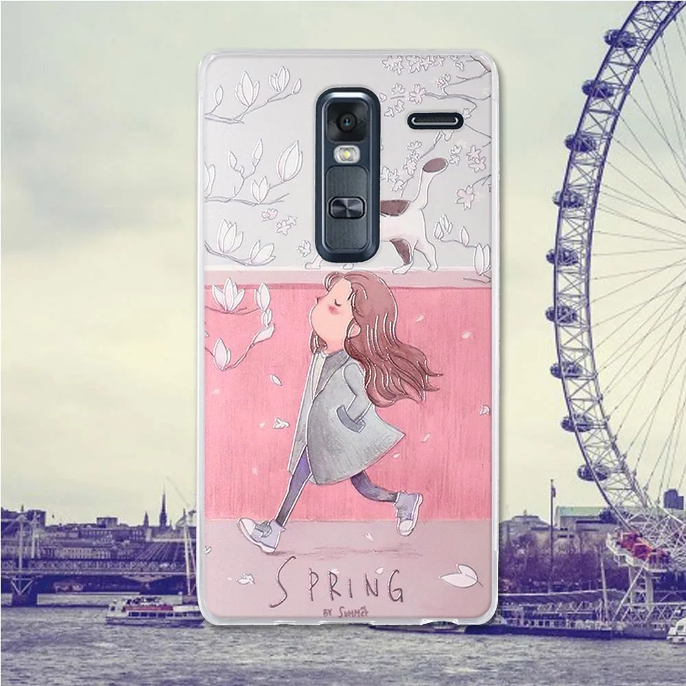For LG Class Zero H740 Case Silicone Cartoon Paiting Pattern Back Cover Soft TPU Phone Bag Capa | Мобильные телефоны и