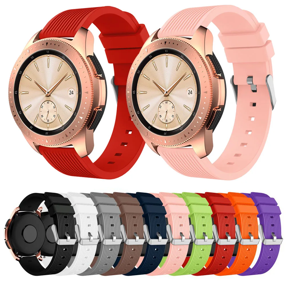 Ремешок силиконовый для Samsung Gear Sport S2 сменный Браслет Galaxy Watch 42 мм умные аксессуары