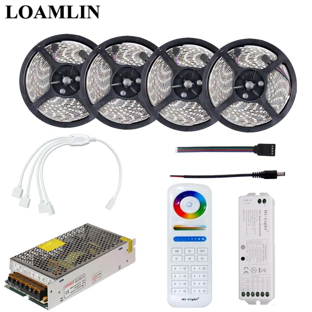 Светодиодная светильник та RGB 2835/3528SMD Mi FUT089 8 зонная лента с пультом