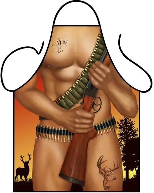 Бесплатная доставка Новый сексуальный мускулистый Мужской Охотник напечатанный