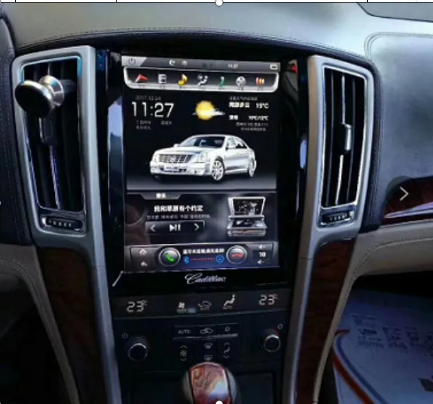 10 4 дюймовый вертикальный экран в стиле Tesla телефон с GPS для Cadillac SLS 2007 2008 2009 2010 2011 2012