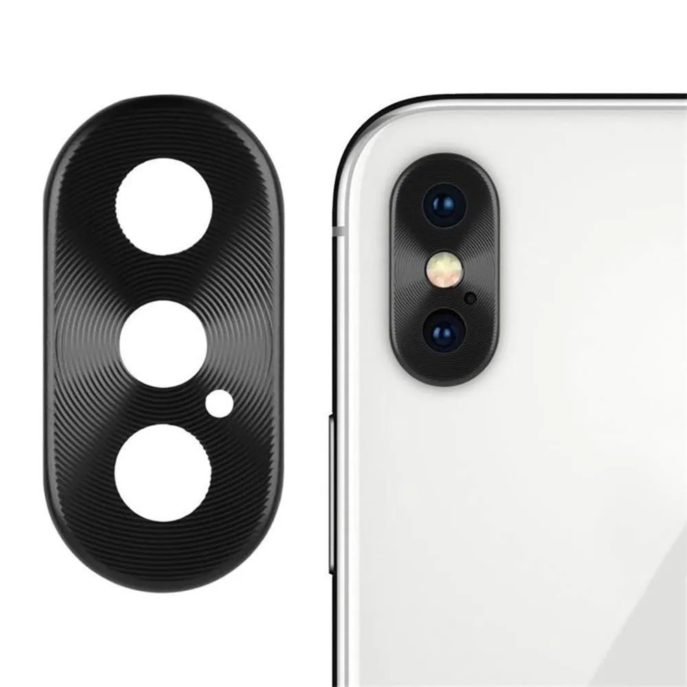 Металлический протектор объектива для iphone XS XR Max 7 8 Plus X Роскошная охранная Камера