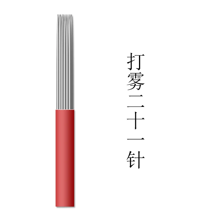 100 шт. спицы для бровей с микроблейдинга R21 21 штифт круглая противотуманная игла