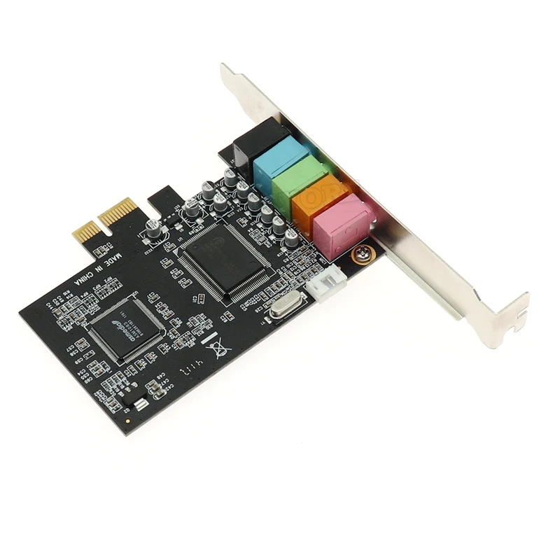 Оптовая продажа 32-разрядная звуковая карта PCI Express x1 PCI-E 5.1ch 6 каналов pcie 3D 96 кГц