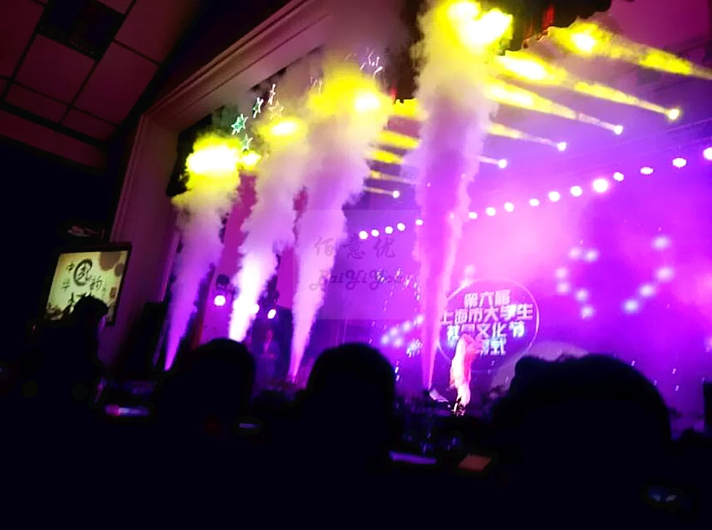 4x12 шт. 3 Вт RGB в 1 светодиодный Co2 струйный станок 12 LED сценический эффект крио
