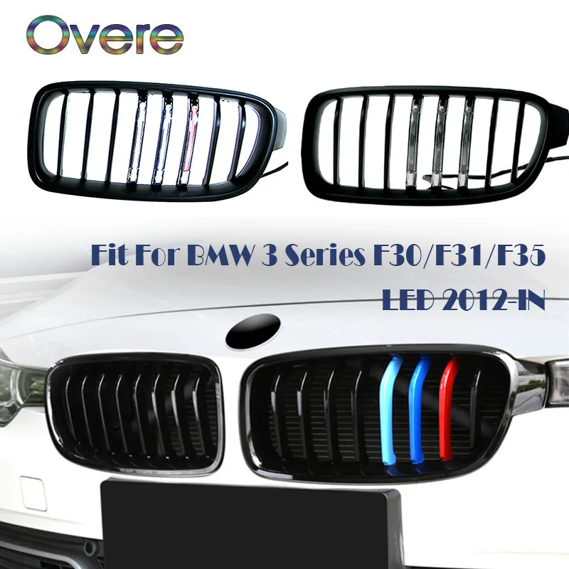 Автомобильные передние гоночные грили OVERE для BMW F30 F31 F35 3 серии 2018 2017-2012 320i 325i 328i 335i