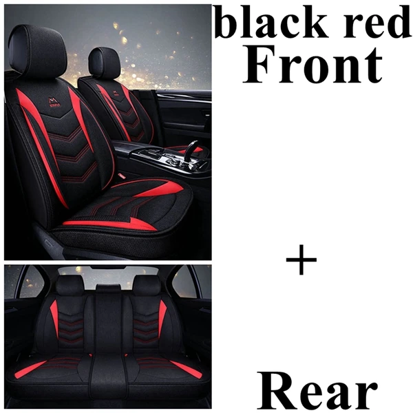 Black red standard Чехол автокресла для Kia Rio Sorento Magentis Opirus Carens Ceed Rio 3 VQ KCV4 Stinger K900 железным Форте Cadenza K9 Ниро Borreg - Название цвета: Black red standard