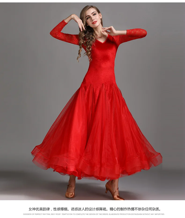 

Ballroom Dance Competition Dresses Women/Ballroom Dresses/Ballroom Waltz Dresses/Ballroom Dancing/Waltz Dress velvet my786