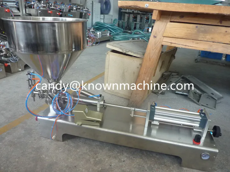 Односопло полу автоматическая паста наполнения упаковки и запайки машина для