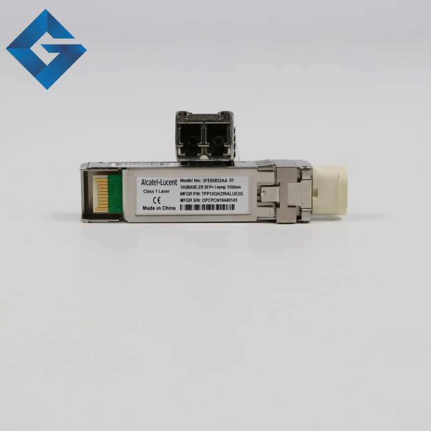 Совершенно новый Alcatel Lucent 10G BASE ZR SFP + 1550NM 3FE65832AA 01 модули|Оптоволоконное