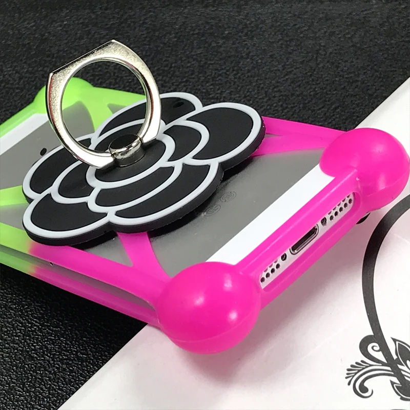 Мягкий силиконовый чехол Camellia 4-6 дюймов универсальный для Iphone Samsung xiaomi huawei HTC и т.