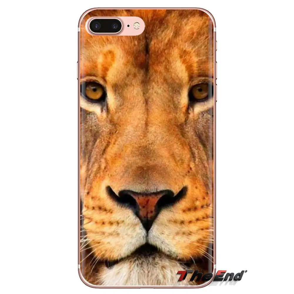 For Xiaomi Mi3 Samsung A10 A30 A40 A50 A60 A70 Galaxy S2 Note 2 Grand Core Prime Animal Tiger Lion Soft Transparent Cases Covers |