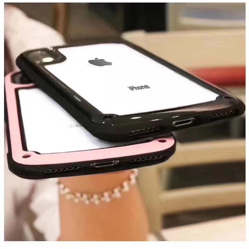 Чехол для iPhone Xs Max Xr X 8 7 Plus 6S корейский Прозрачный чехол девушек Samsung S10e S10 S9Plus S8 Note9 |